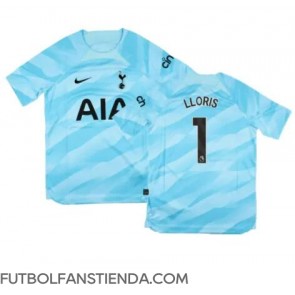 Tottenham Hotspur Hugo Lloris #1 Portero Primera Equipación Niños 2023-24 Manga Corta (+ Pantalones cortos)
